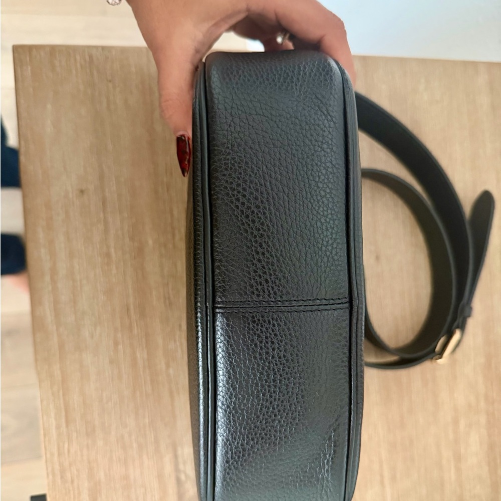 Coach Black Pebbled Leather Crossbody Jamie Camera Bag (big version) like NEW - Picture 6 of 7